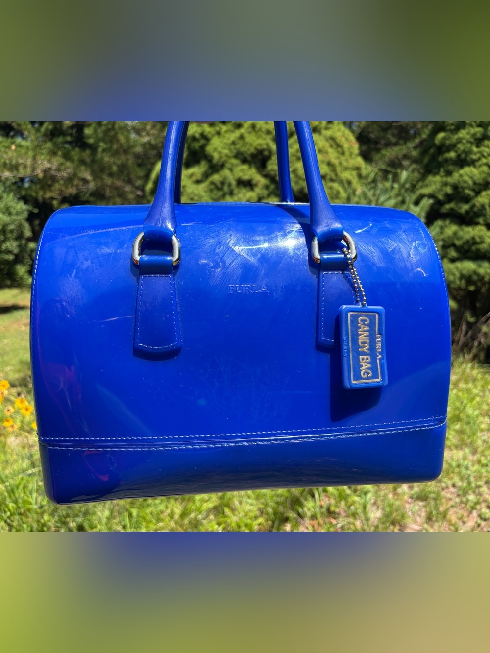 Furla Electric Blue Candy Bag